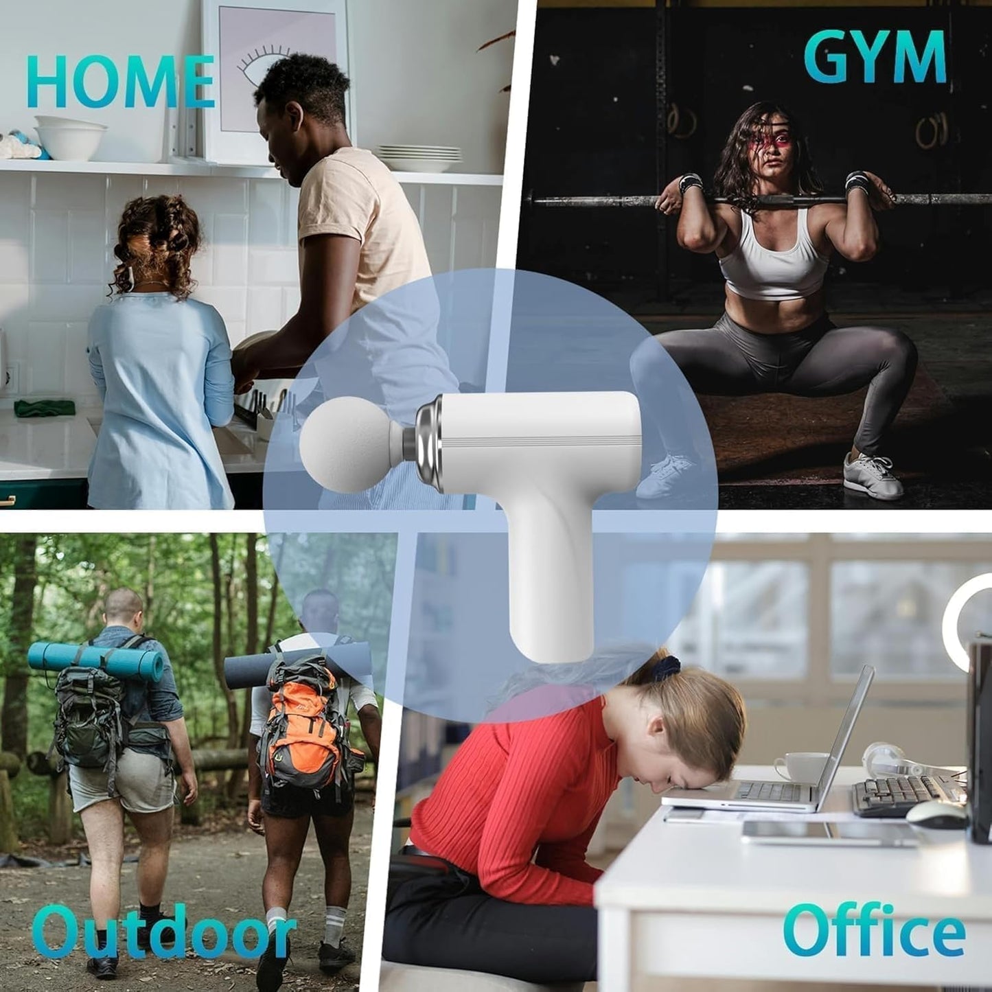 Skyvelin(S405) Deep Massage Gun for Muscle & Body Pain Relief