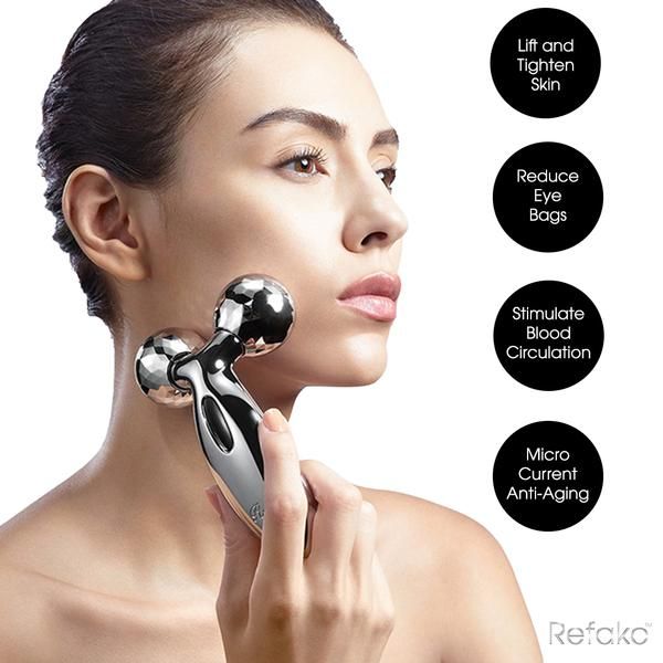 Skyvelin(S402) Big 360° Rotating Face & Body Massager