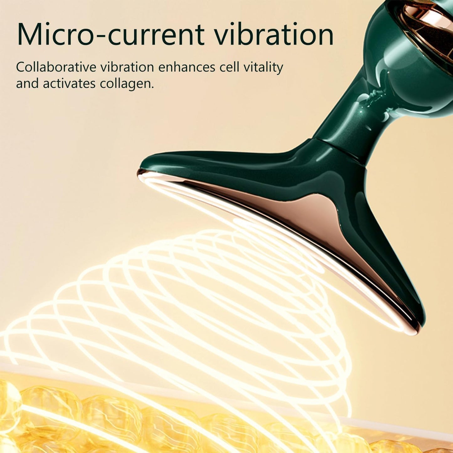 Skyvelin(S403) Premium Facial & Neck Massager, 3-in-1 Anti-Wrinkle Beauty Device