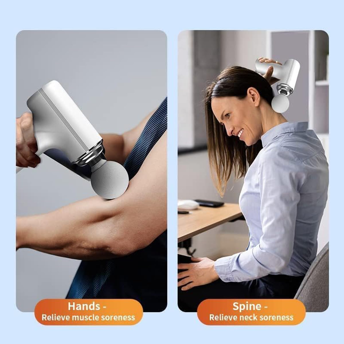 Skyvelin(S405) Deep Massage Gun for Muscle & Body Pain Relief
