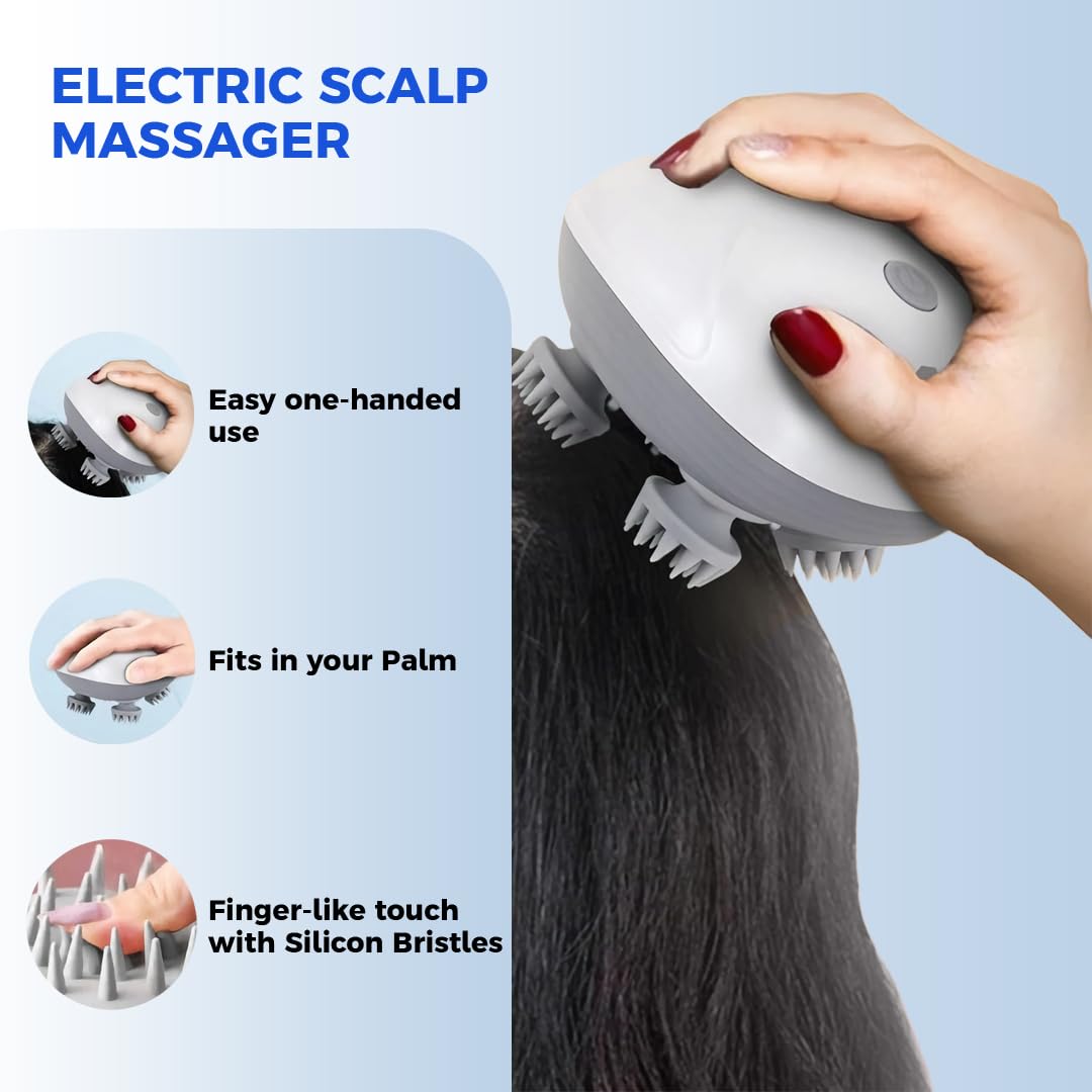 Skyvelin(S407) Rechargeable Electric Head & Scalp Massager