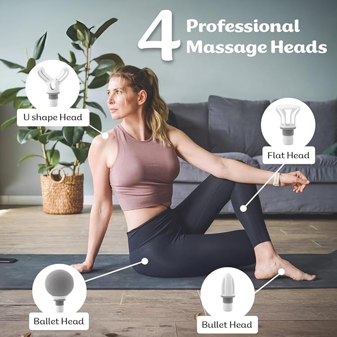 Skyvelin(S405) Deep Massage Gun for Muscle & Body Pain Relief