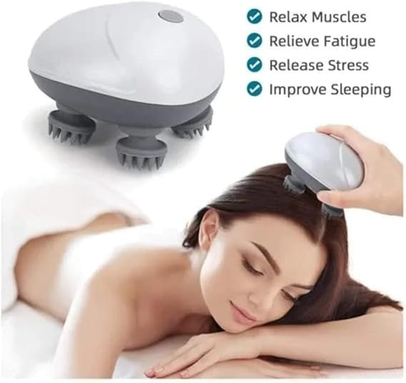 Skyvelin(S407) Rechargeable Electric Head & Scalp Massager