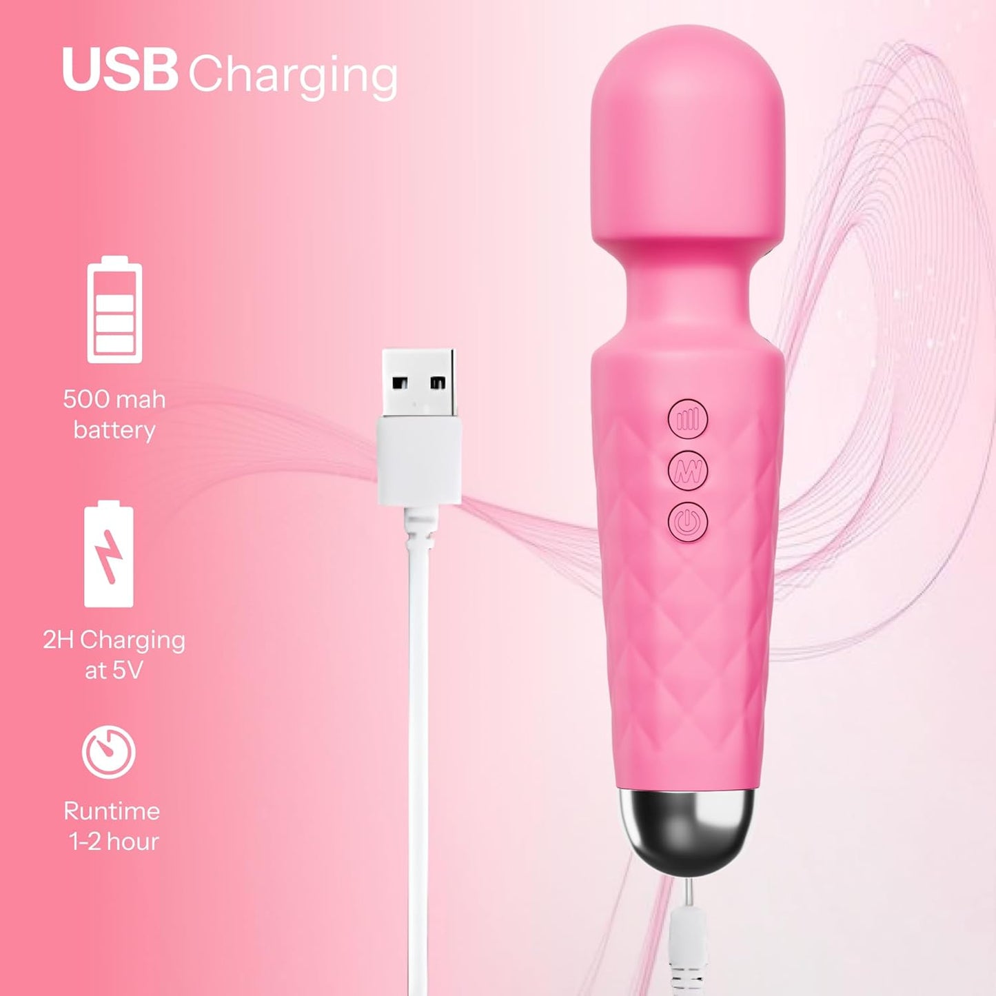 Skyvelin(S406) Wireless Rechargeable Massager for Women