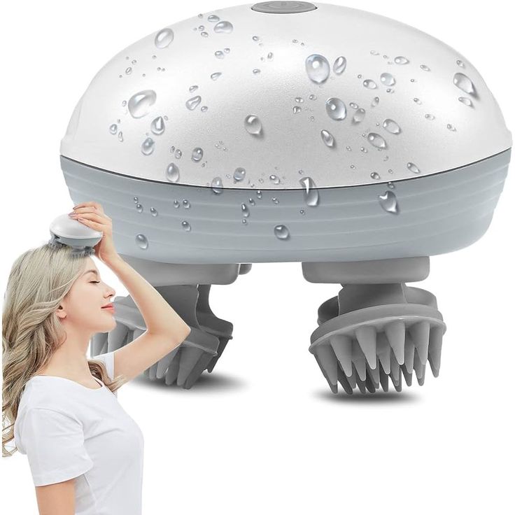 Skyvelin(S407) Rechargeable Electric Head & Scalp Massager