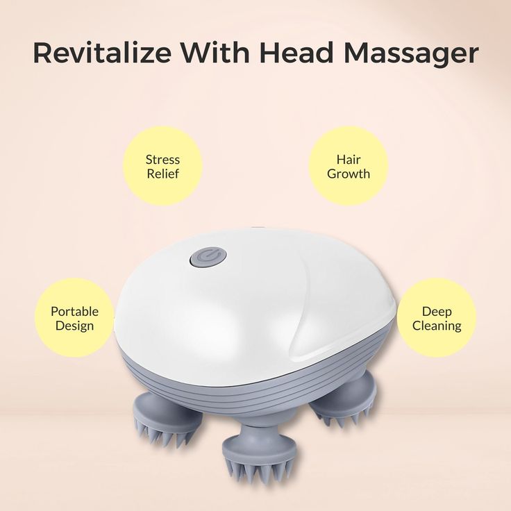 Skyvelin(S407) Rechargeable Electric Head & Scalp Massager