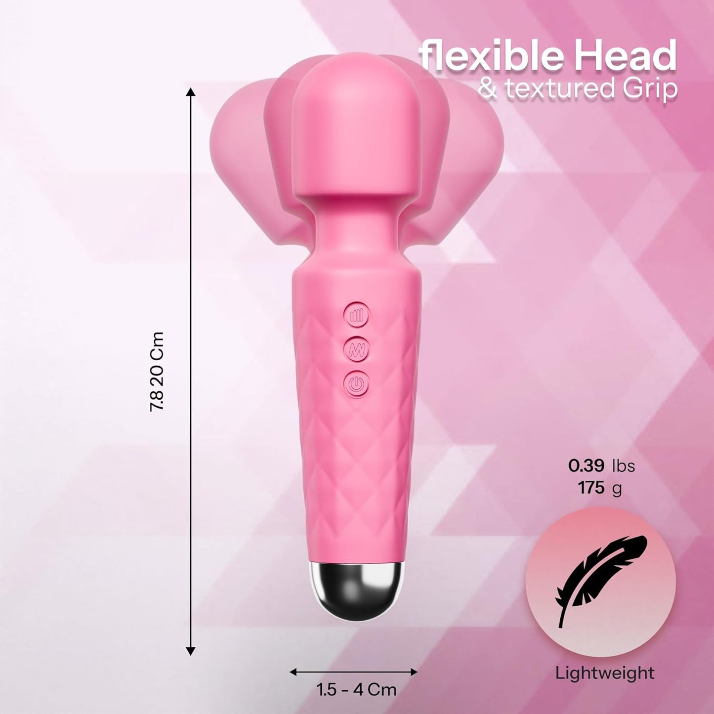 Skyvelin(S406) Wireless Rechargeable Massager for Women